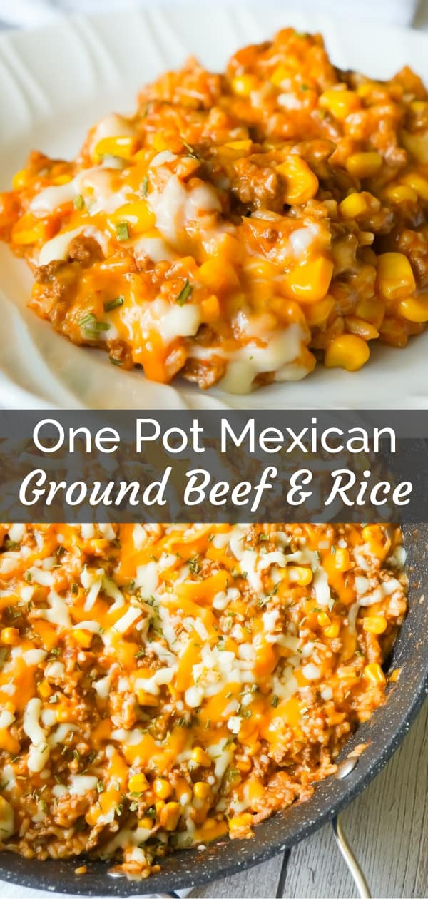 One Pot Mexican Beef And Rice Casserole
 e Pot Mexican Ground Beef and Rice This is Not Diet Food