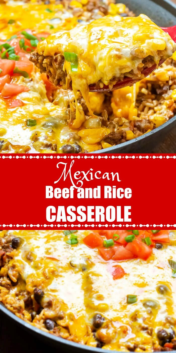 One Pot Mexican Beef And Rice Casserole
 Mexican Beef And Rice Casserole Flavor Mosaic