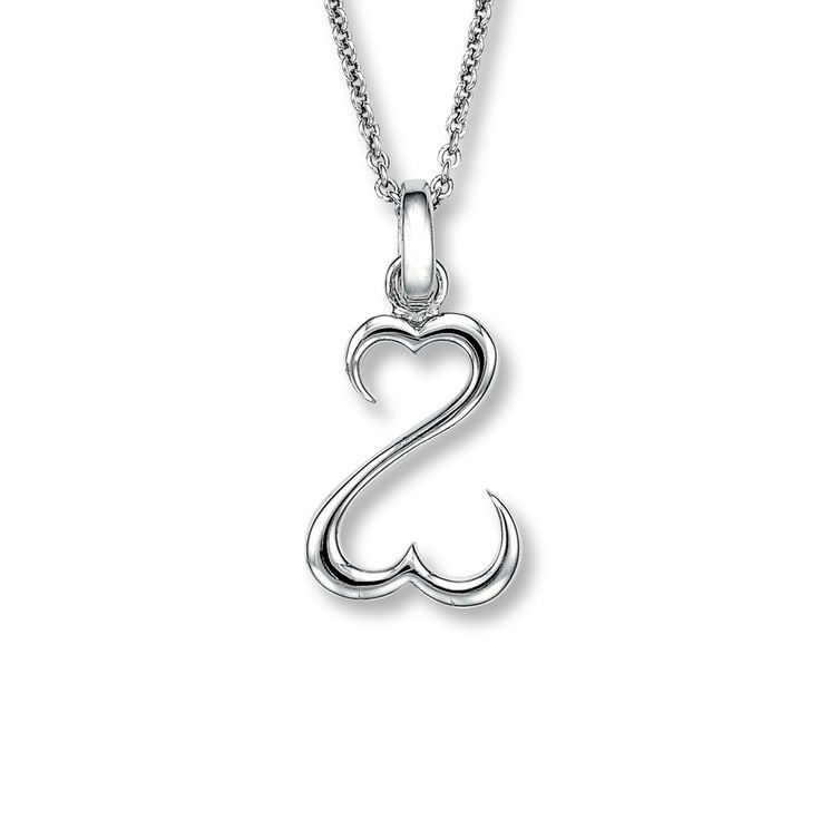 Open Heart Necklace Meaning
 Simple Open Heart Necklace Silver