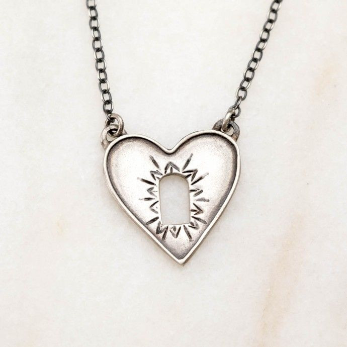 Open Heart Necklace Meaning
 Heart Wide Open Necklace Sterling Silver