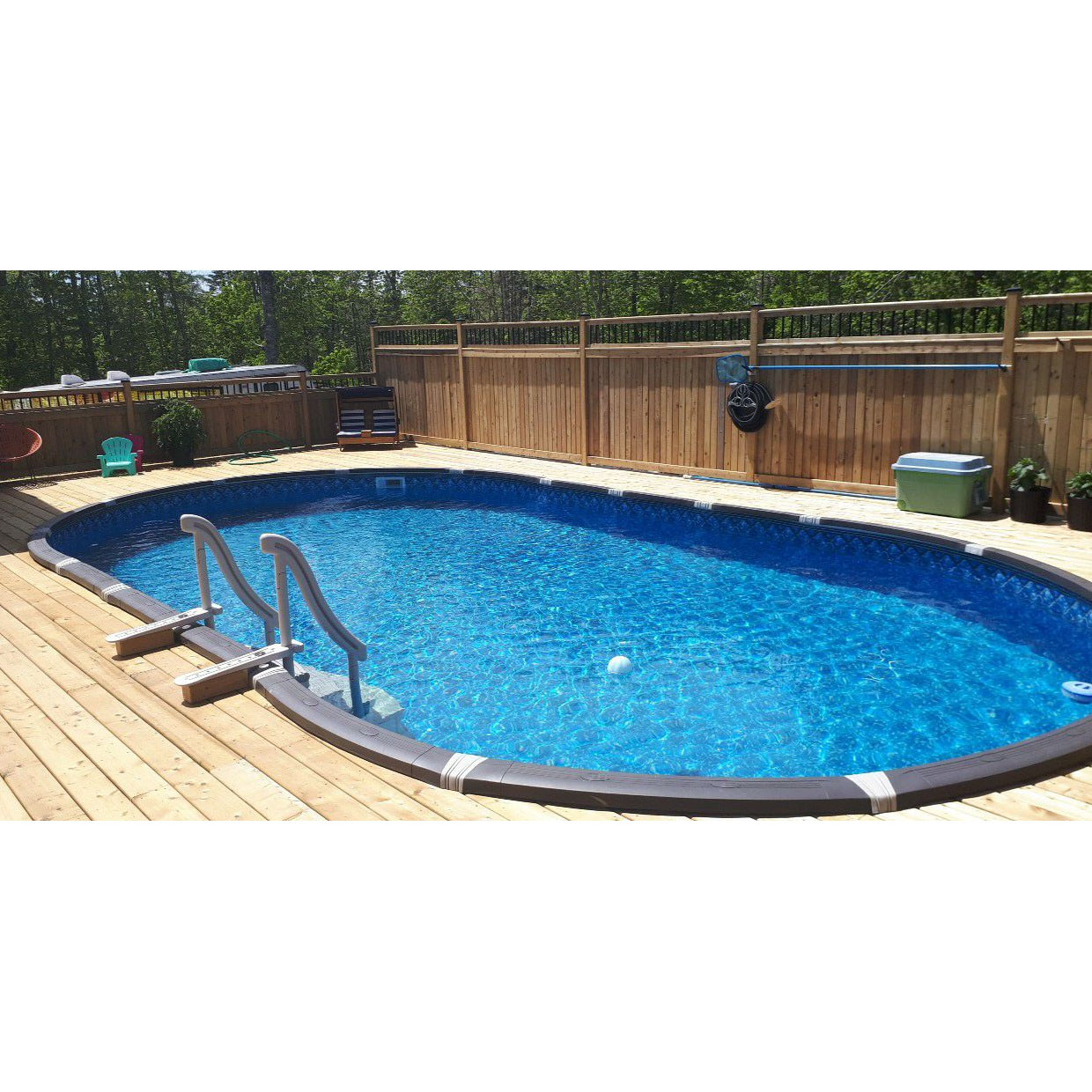 Oval Above Ground Pool
 Element 18 x 33 Oval Ground Pool