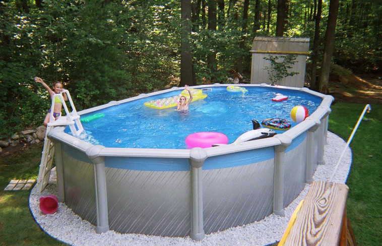 Oval Above Ground Pool
 16×32 Oval Ground Pool