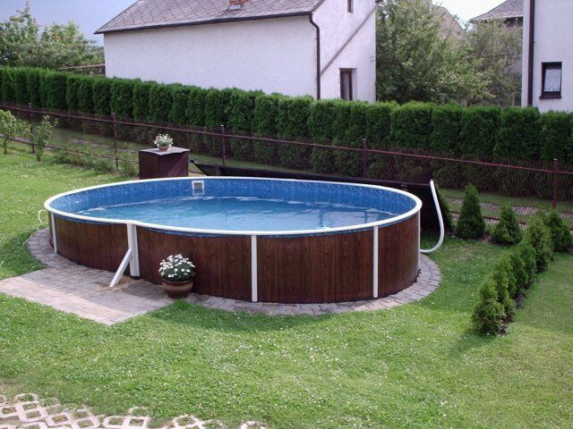 Oval Above Ground Pool
 Ground Swimming Pool Kit 18x12ft Oval