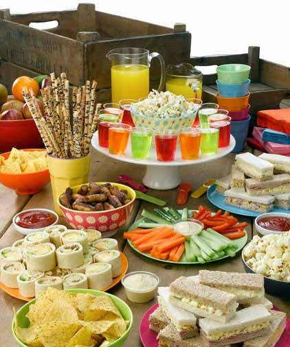 Party Food For Adults And Kids
 Choose simple snacks or more elaborate themed goo s