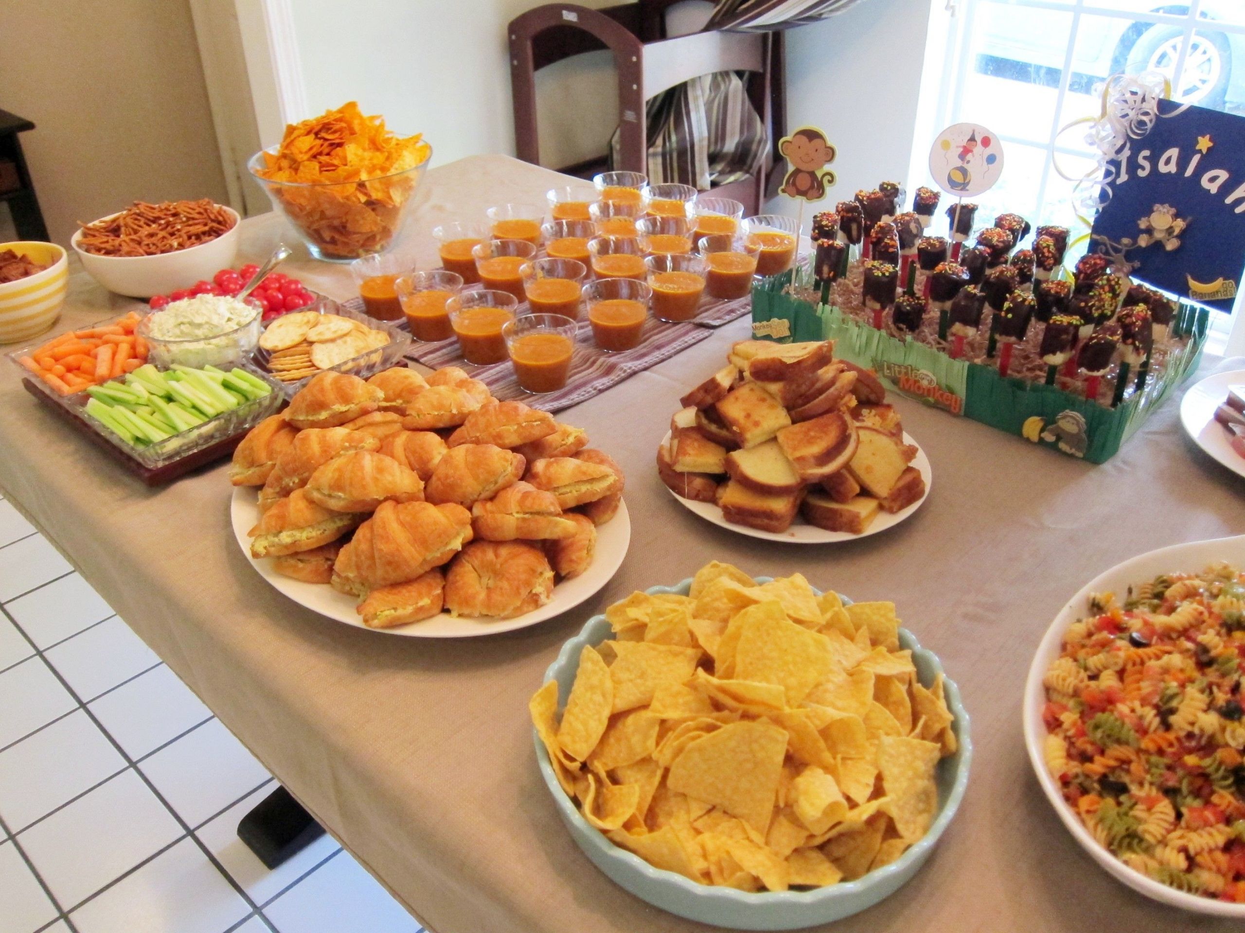 Party Food For Adults And Kids
 curious george kids birthday party ideas food Google