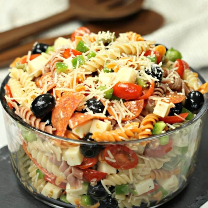 Pasta Salad Italian Dressing
 Italian pasta salad recipe Easy Italian pasta salad
