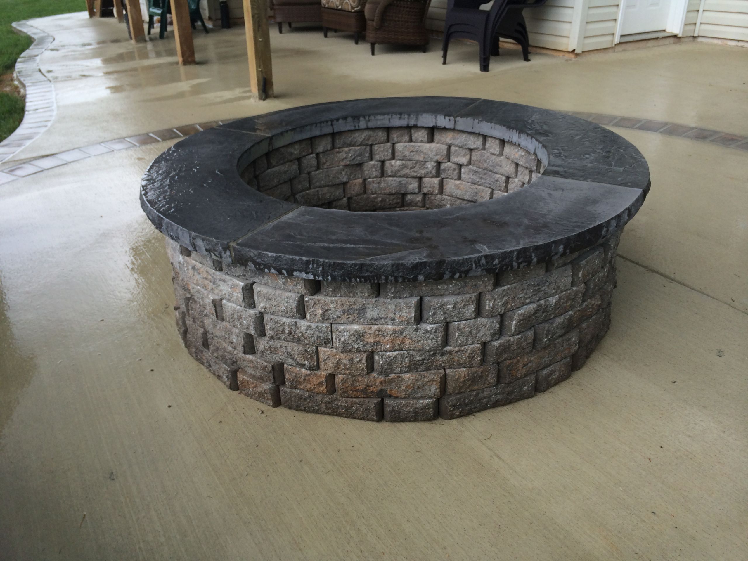 Paving Stones Fire Pit
 Fire Pits