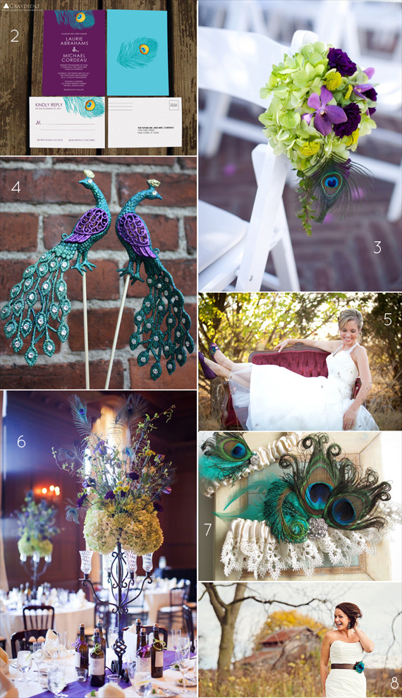Peacock Themed Weddings
 Peacock Wedding Ideas Wedding Themes