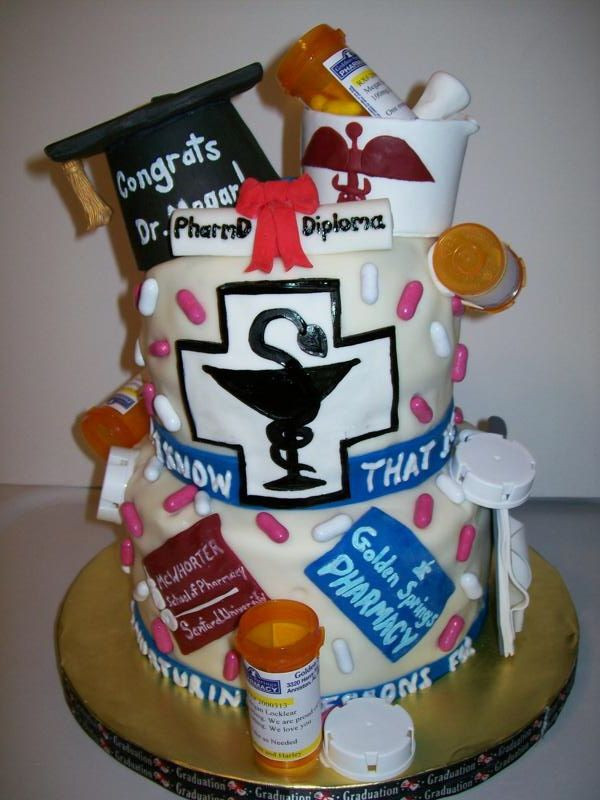 Pharmacist Graduation Party Ideas
 Pharmacy student pharmacist graduation cake By Sweet
