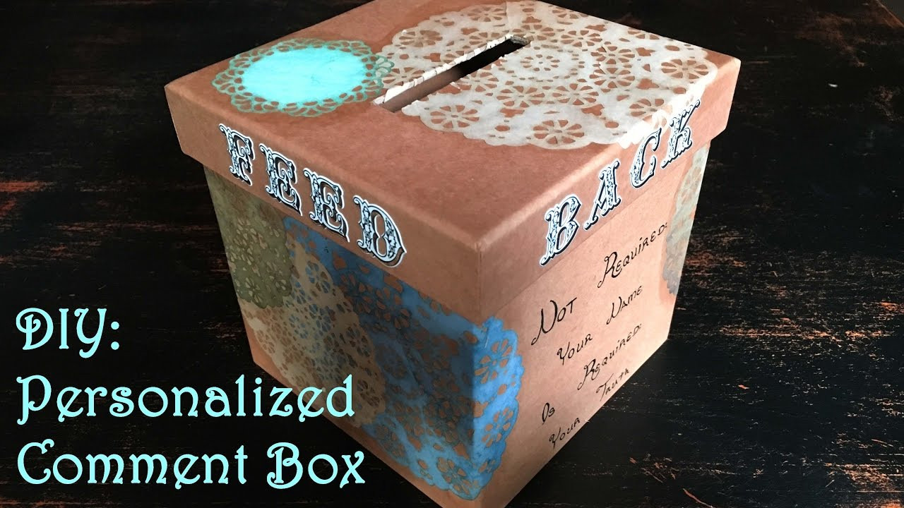 Picture Box DIY
 DIY Personalized ment Box