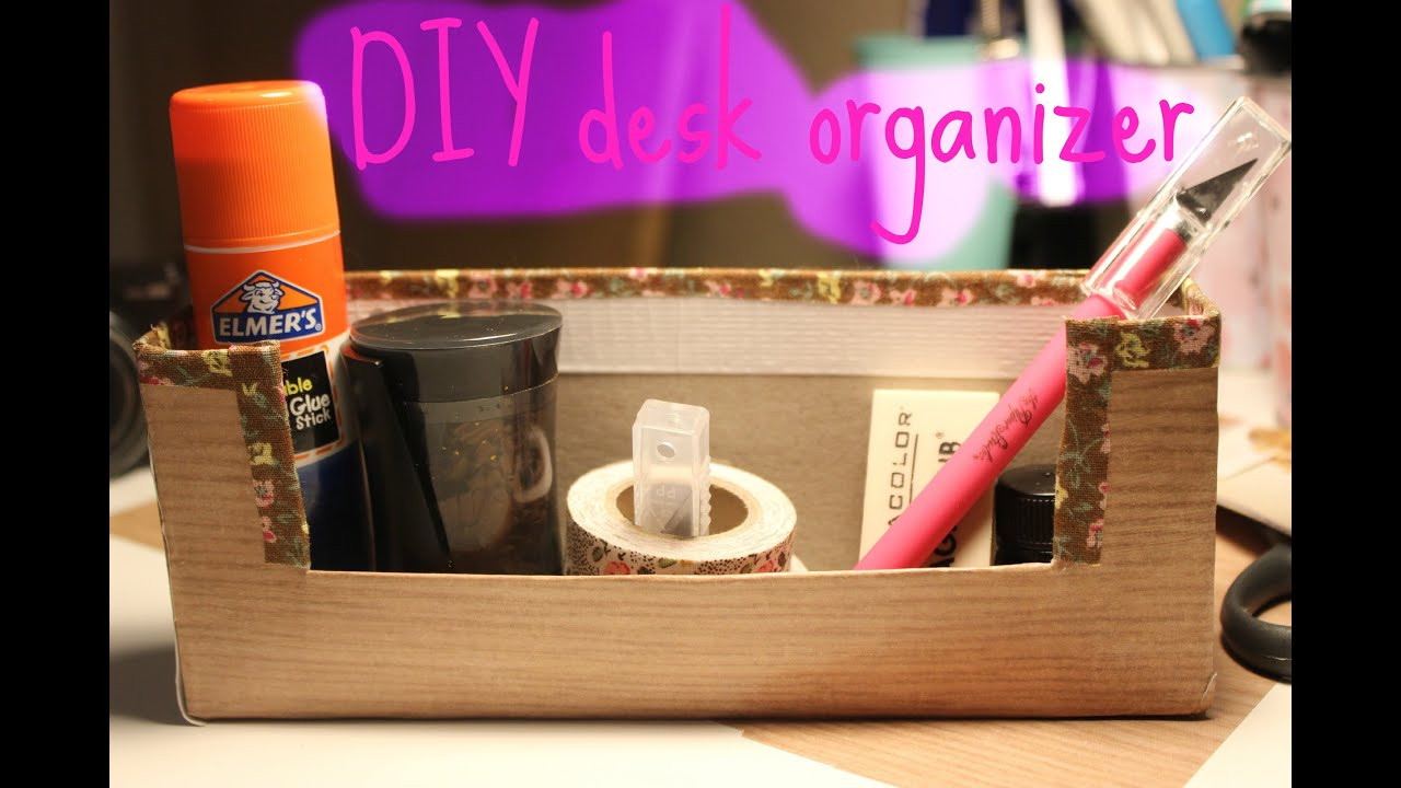 Picture Box DIY
 DIY desk organizer made out of cereal box