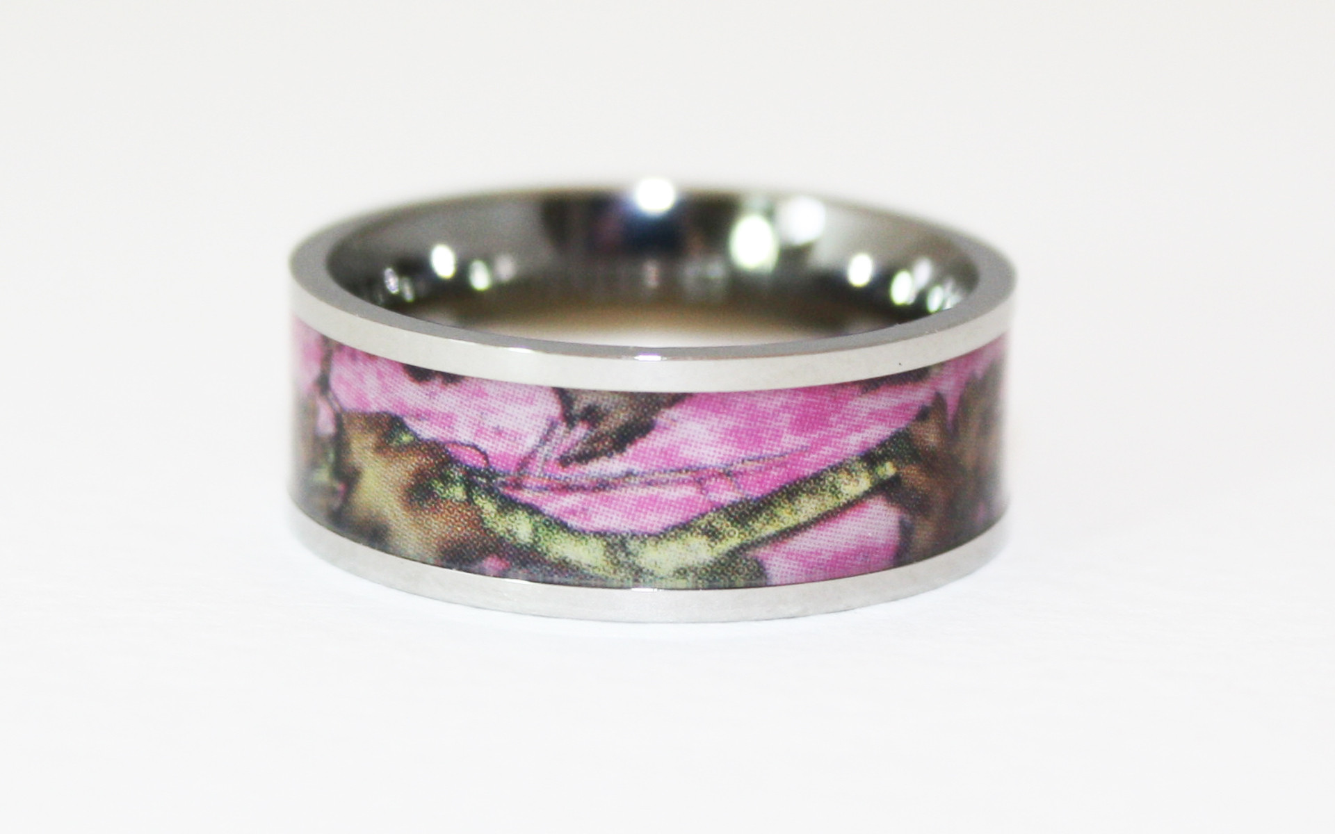 Pink Camo Wedding Rings For Her
 Pink Camo Wedding Rings for her Woman Fashion