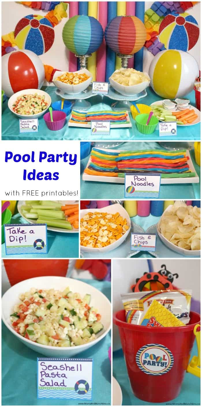 Pool Party Ideas For Birthdays
 Pool Party Printables Free Moms & Munchkins