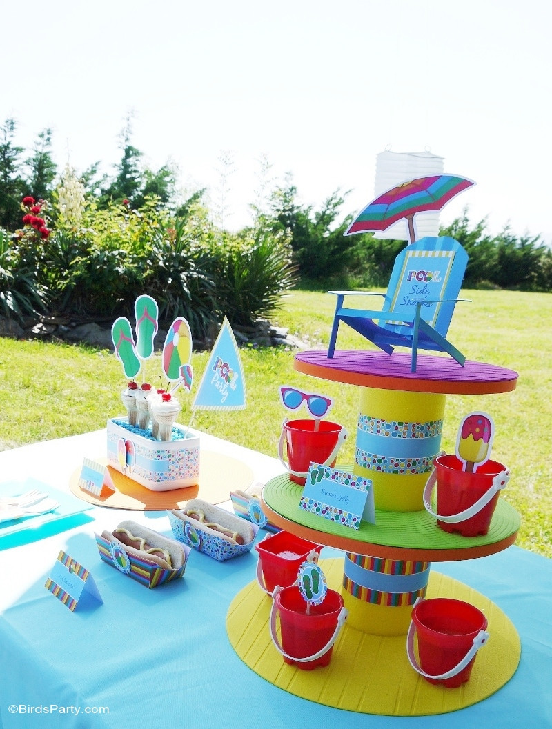 Pool Party Ideas For Toddlers
 Pool Party Ideas & Kids Summer Printables Party Ideas