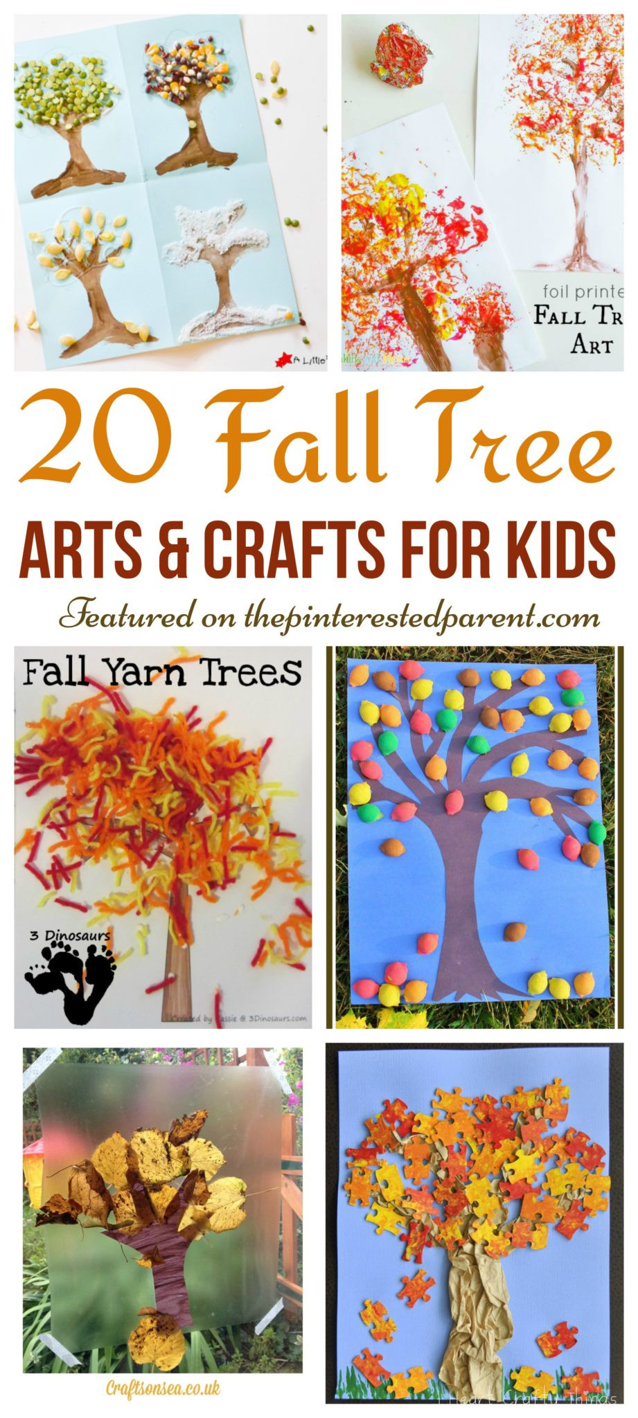 Preschool Art Craft
 20 Fall Tree Arts & Crafts Ideas For Kids – The