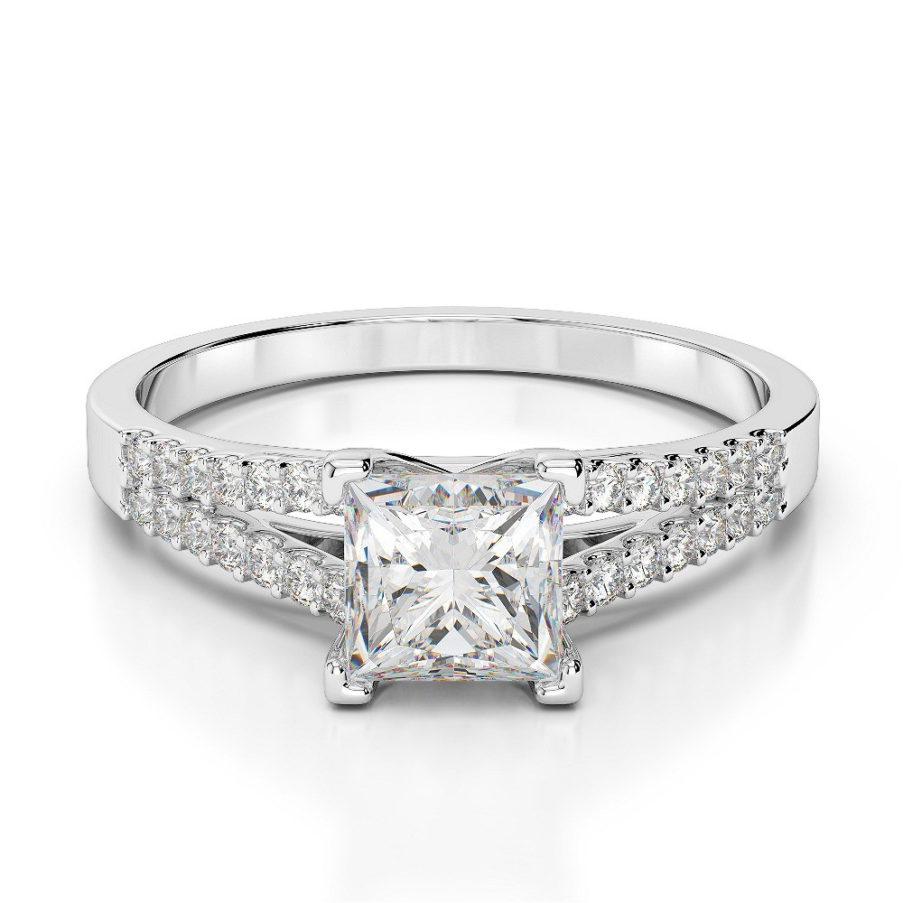 Princess Cut Diamond Engagement Ring
 2 00 CARAT PRINCESS CUT D VS2 DIAMOND SOLITAIRE ENGAGEMENT