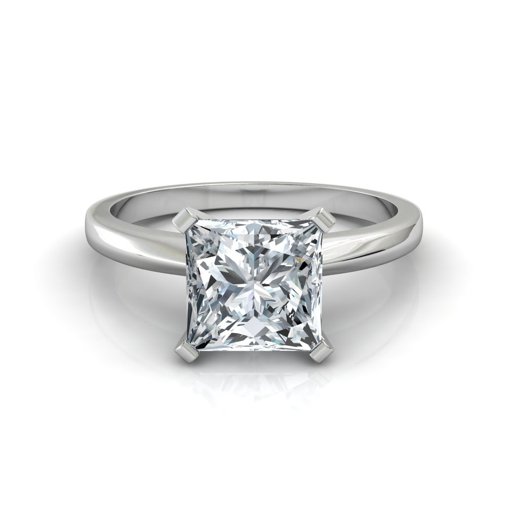Princess Cut Diamond Engagement Ring
 Classic Princess Cut Diamond Engagement Ring Natalie