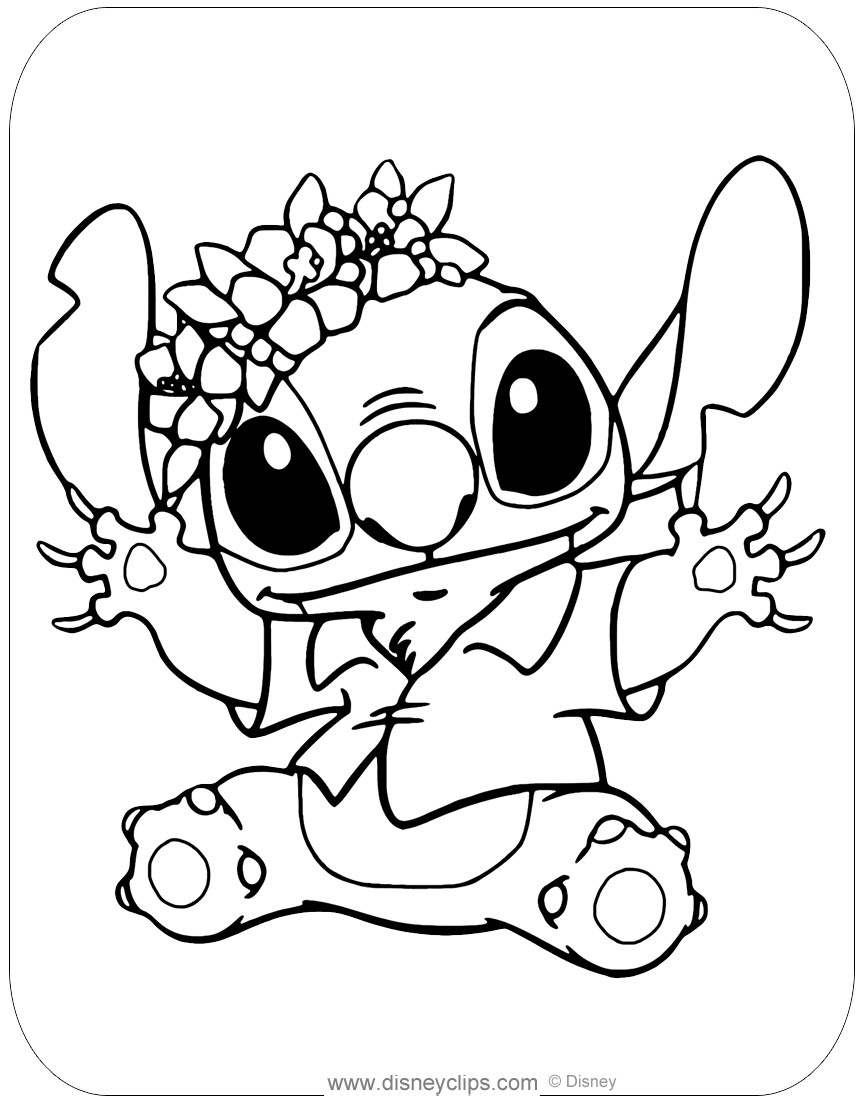 Printable Disney Coloring Pages
 Lilo and Stitch Coloring Pages