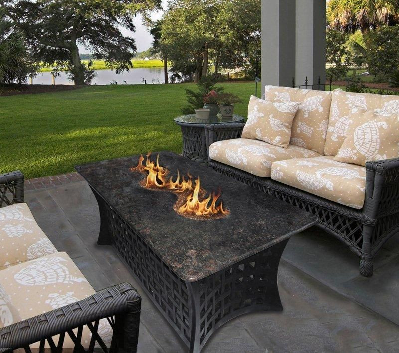 Propane Fire Pit Coffee Table
 propane fire pit