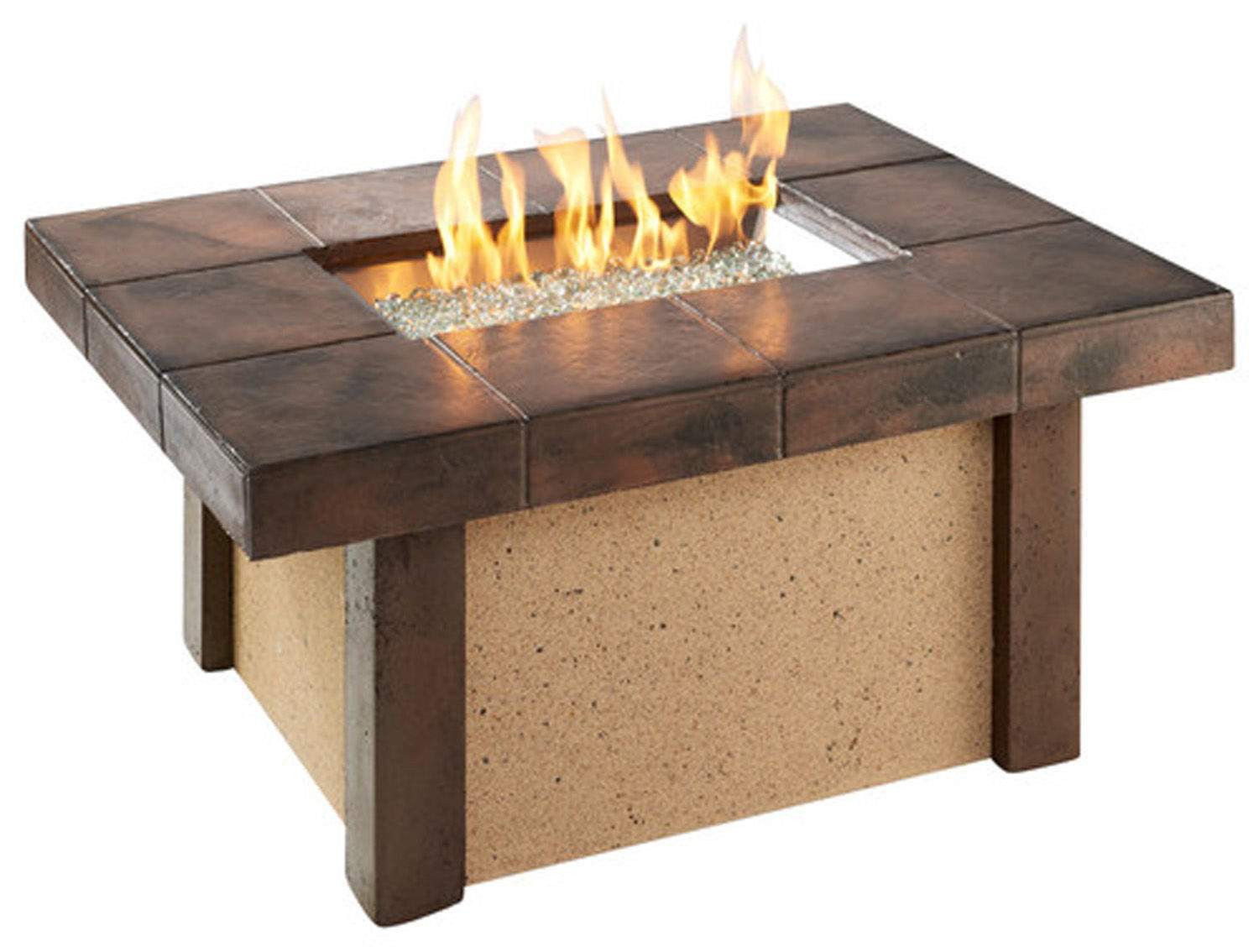 Propane Fire Pit Coffee Table
 Outdoor Greatroom Rivers Edge Chat Height Gas Fire Pit