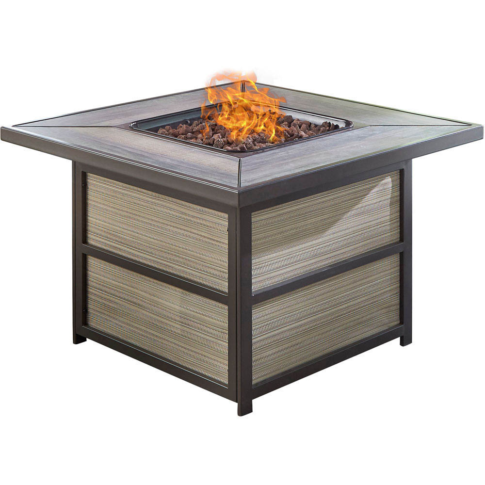 Propane Fire Pit Coffee Table
 Hanover Chateau 40 000 BTU Gas Fire Pit Coffee Table CHATEA