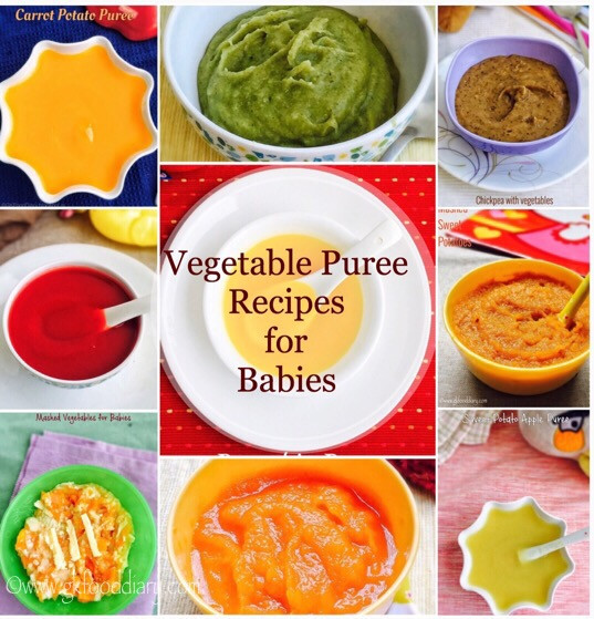 Puree Baby Food Recipes
 Ve able Puree Recipes for Babies GKFoodDiary