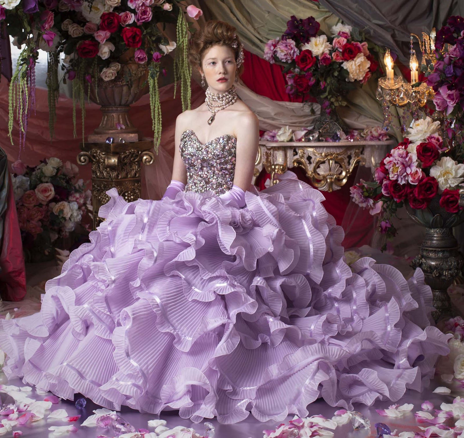 Purple Wedding Gown
 I Heart Wedding Dress Purple Wedding Dress Ideas