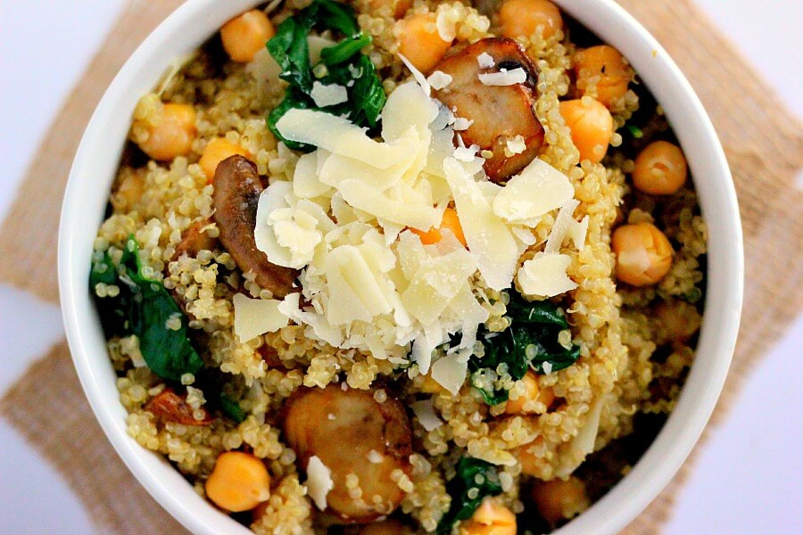Quinoa And Mushroom Recipe
 Spinach and Mushroom Quinoa Bowls Pumpkin N Spice