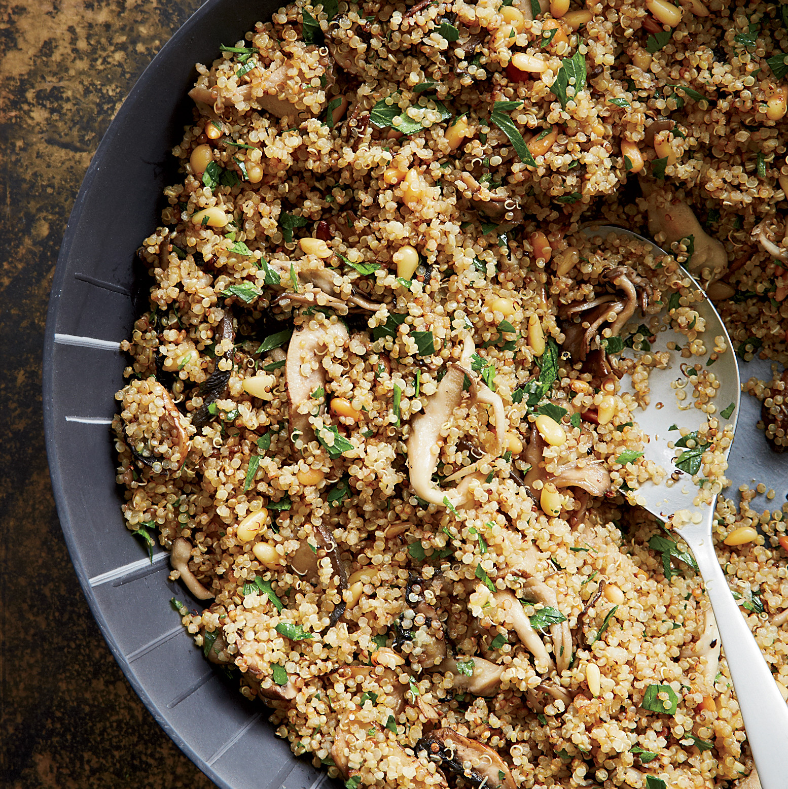 Quinoa And Mushroom Recipe
 Three Mushroom and Quinoa Salad Recipe Ben Towill