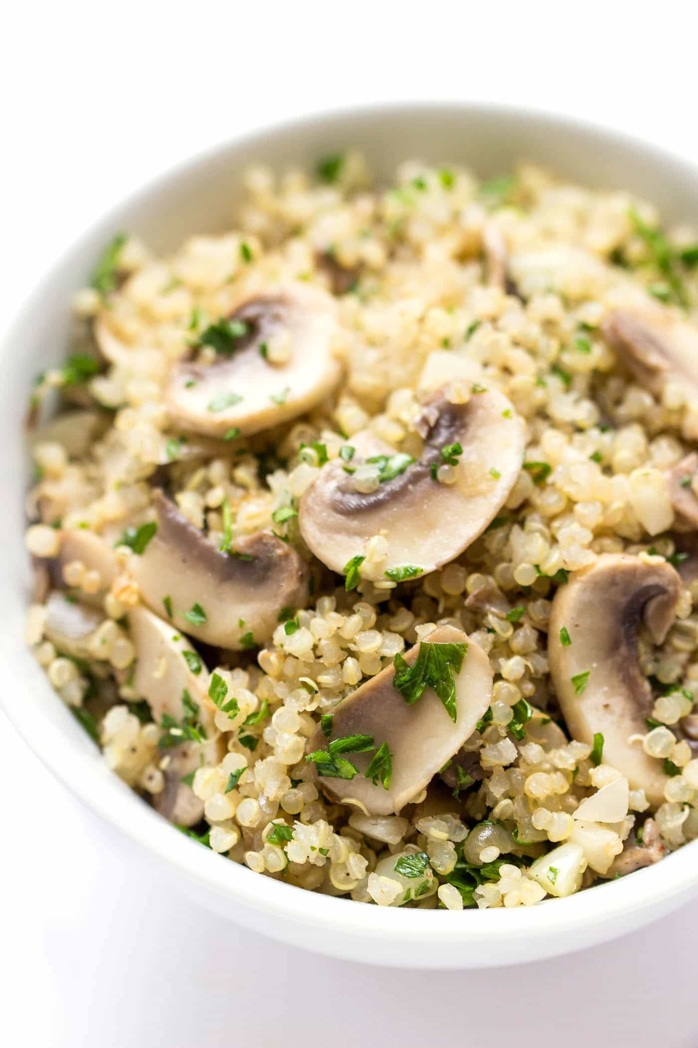 Quinoa And Mushroom Recipe
 10 Minute Garlic Herb Mushroom Quinoa Simply Quinoa