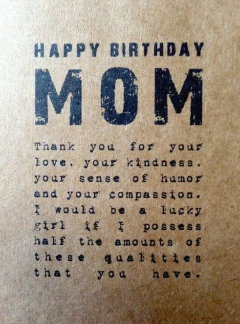 Quotes For Your Mom'S Birthday
 150 Unique Happy Birthday Mom Quotes & Wishes with