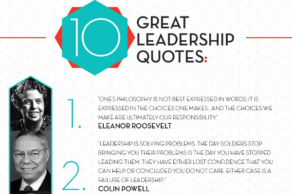 Quotes On Great Leadership
 10 Famous Inspirational Leadership Quotes BrandonGaille