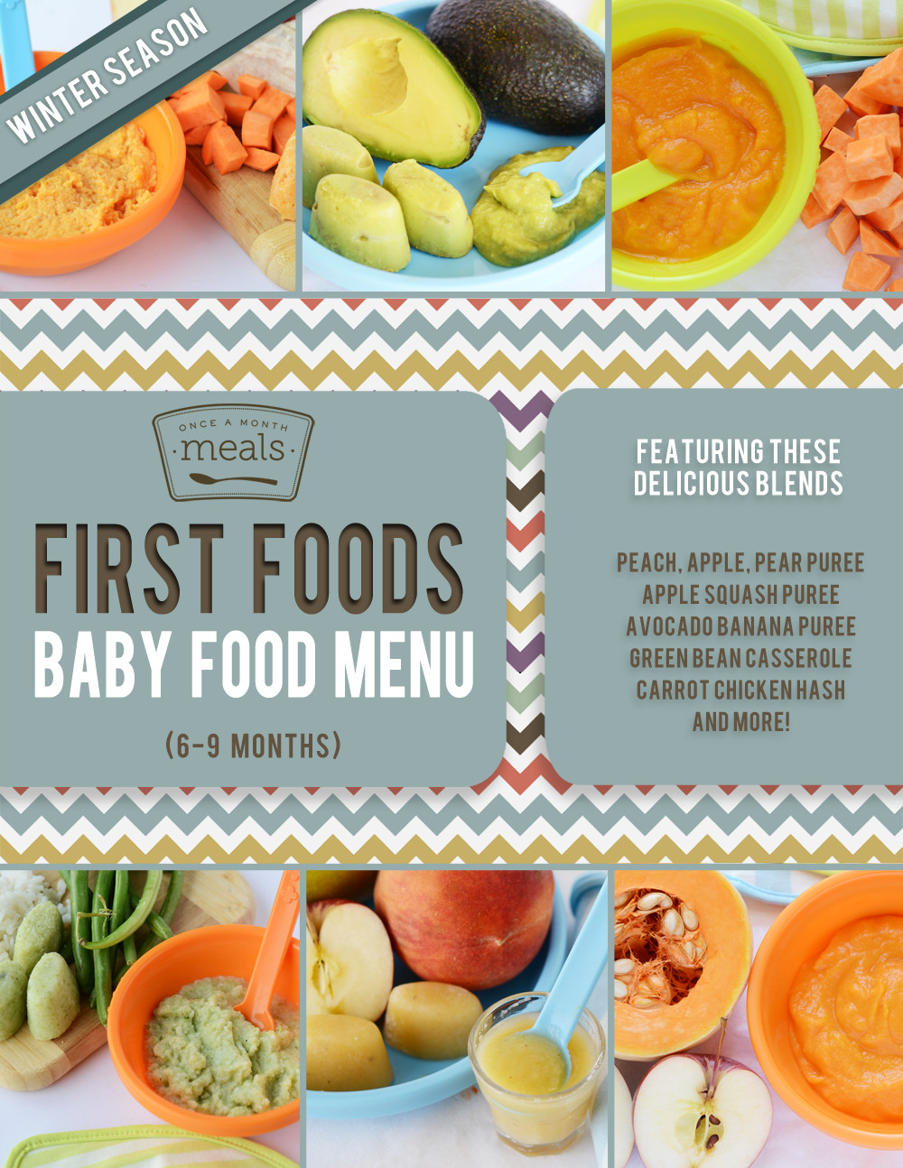 Recipe Baby Food
 First Foods 6 9 Months Winter Baby Food Meal Plan