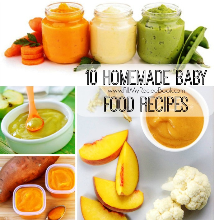 Recipe Baby Food
 10 Homemade Baby food recipes Fill My Recipe Book