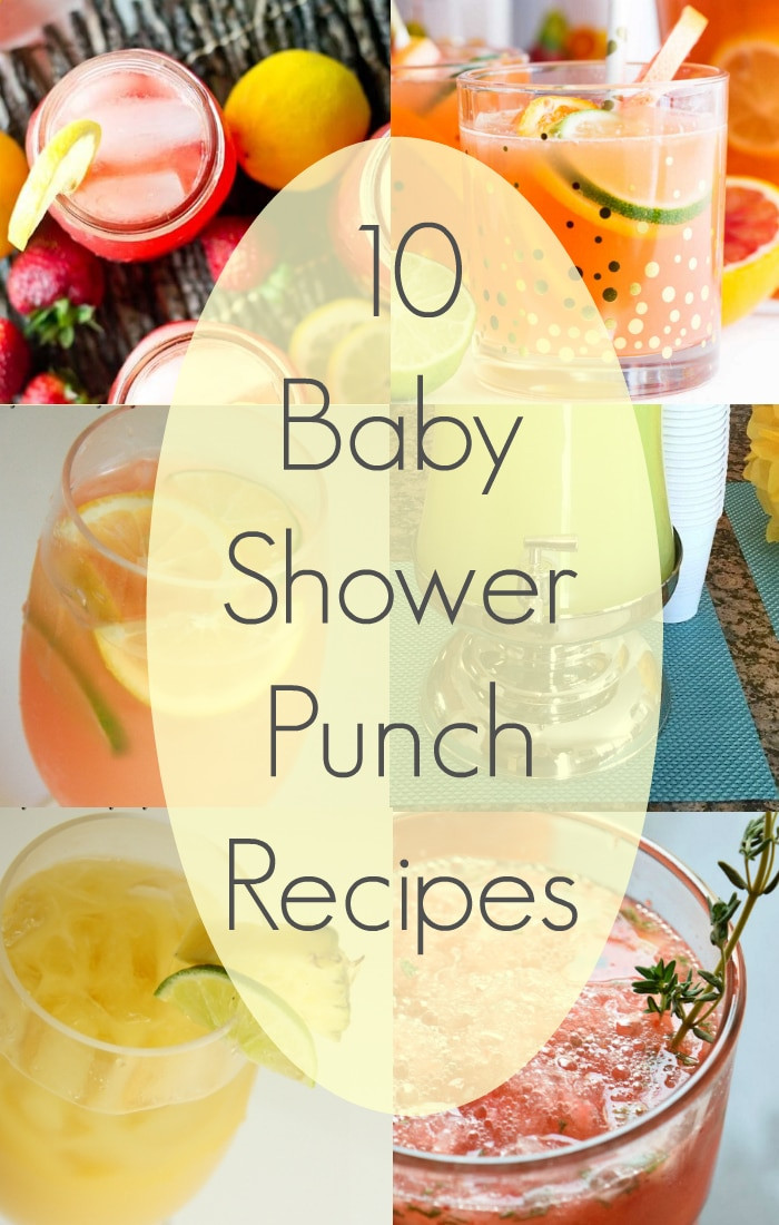 Recipes For Baby Shower Punch
 Baby shower drinks The Typical Mom