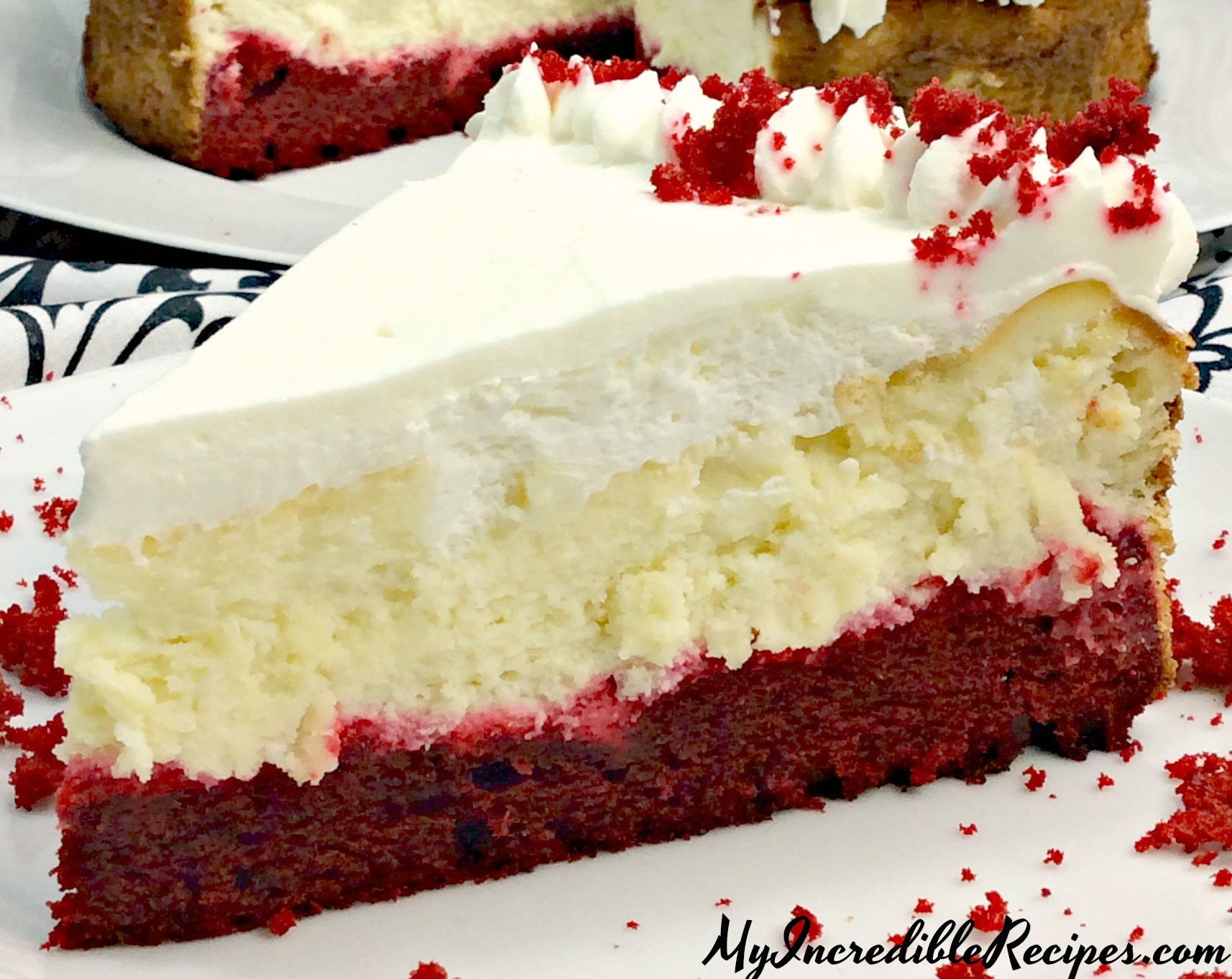 Red Velvet Cheesecake Cake Recipes
 Knock You Naked Red Velvet Cheesecake