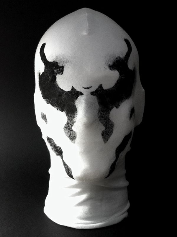 Rorschach Mask DIY
 Real Rorschach Mask With Moving Inkblots The City Will Be