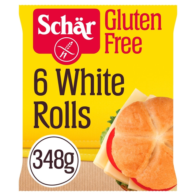 Schar Bread Gluten Free
 Morrisons Schar Gluten Free White Rolls 348g Product
