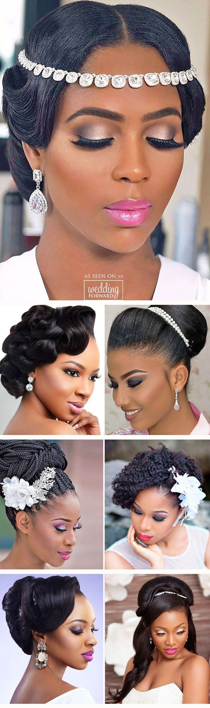 Short Wedding Hairstyles For Black Brides
 30 Black Women Wedding Hairstyles