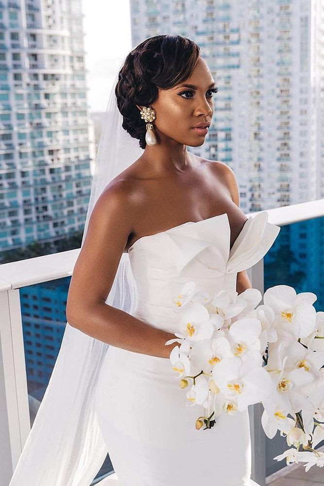 Short Wedding Hairstyles For Black Brides
 42 Black Women Wedding Hairstyles That Full Style