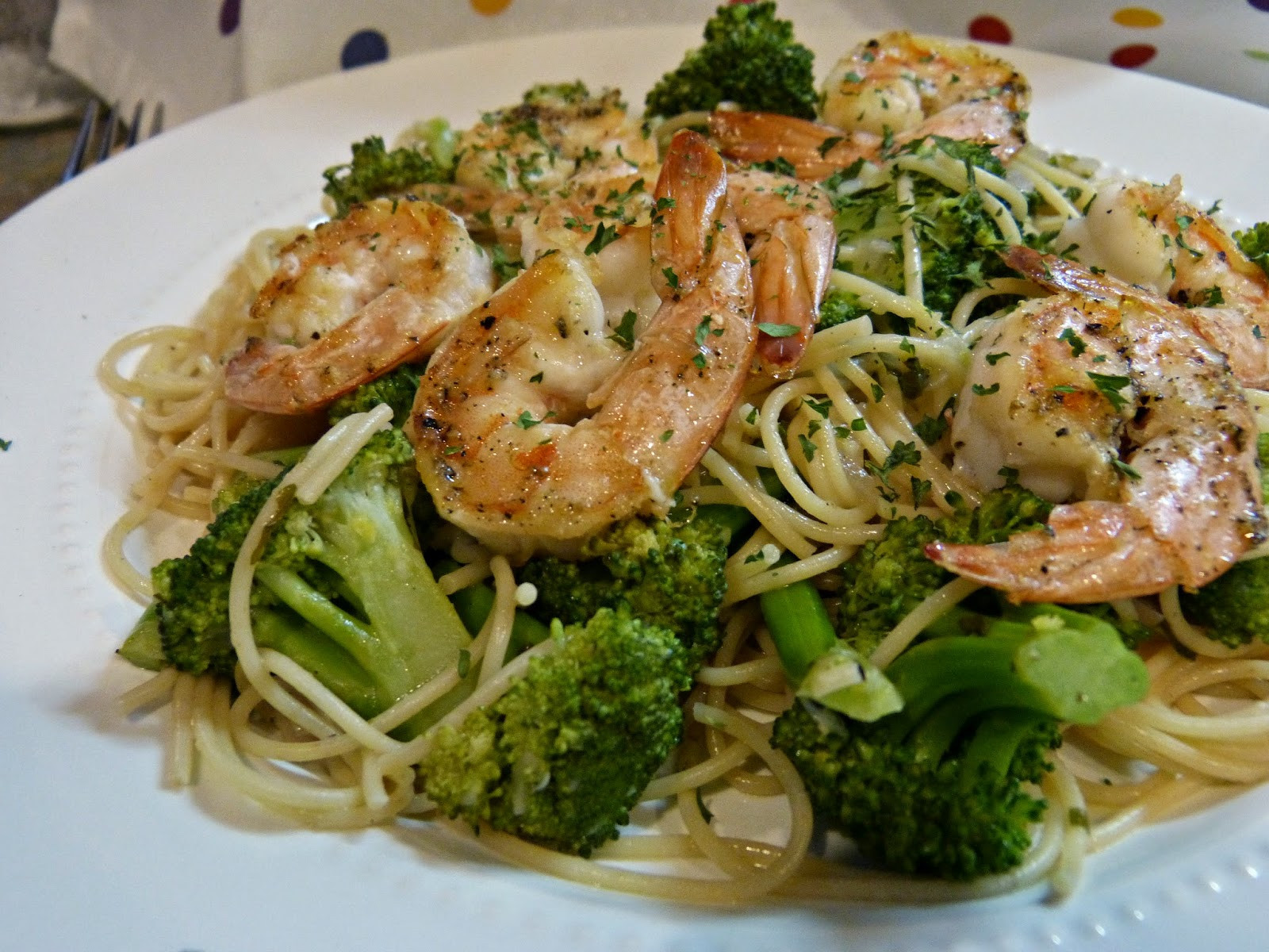 Shrimp And Broccoli Pasta
 A Squared What s For Dinner Wednesday Lemony Broccoli