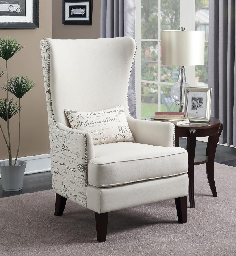 Side Chairs For Living Room
 Traditional Cream Accent Chair