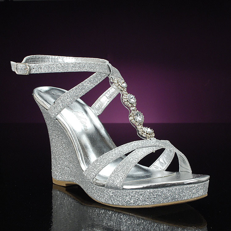Silver Wedge Shoes For Wedding
 Silver Wedge Wedding Shoes Are In This Season