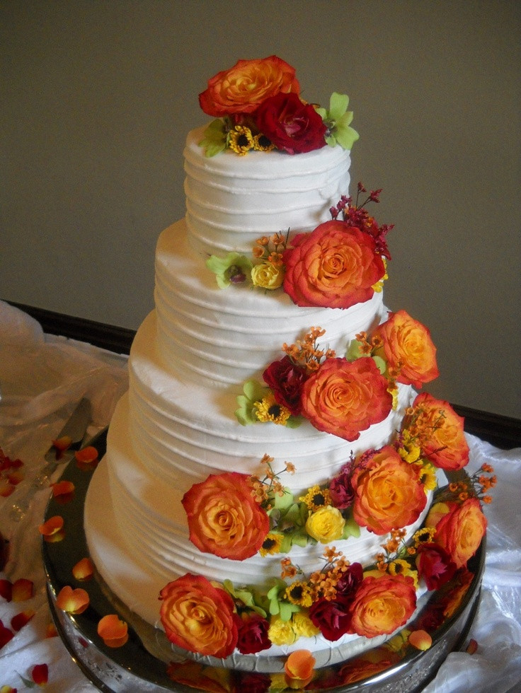 Simple Fall Wedding Cakes
 Rustic Wedding Cakes Ideas