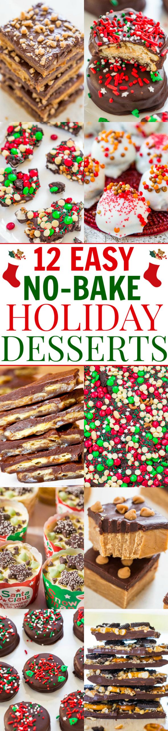 Simple Holiday Desserts
 12 Easy No Bake Holiday Desserts Averie Cooks