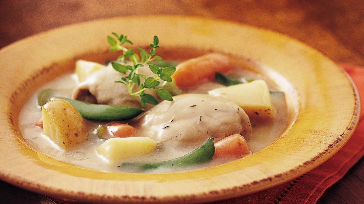 Slow Cooker Creamy Chicken Stew
 Slow Cooker Creamy Herbed Chicken Stew Life Made Delicious