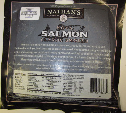 Smoked Salmon Brands
 Smoked Salmon Recalled for Listeria Potential