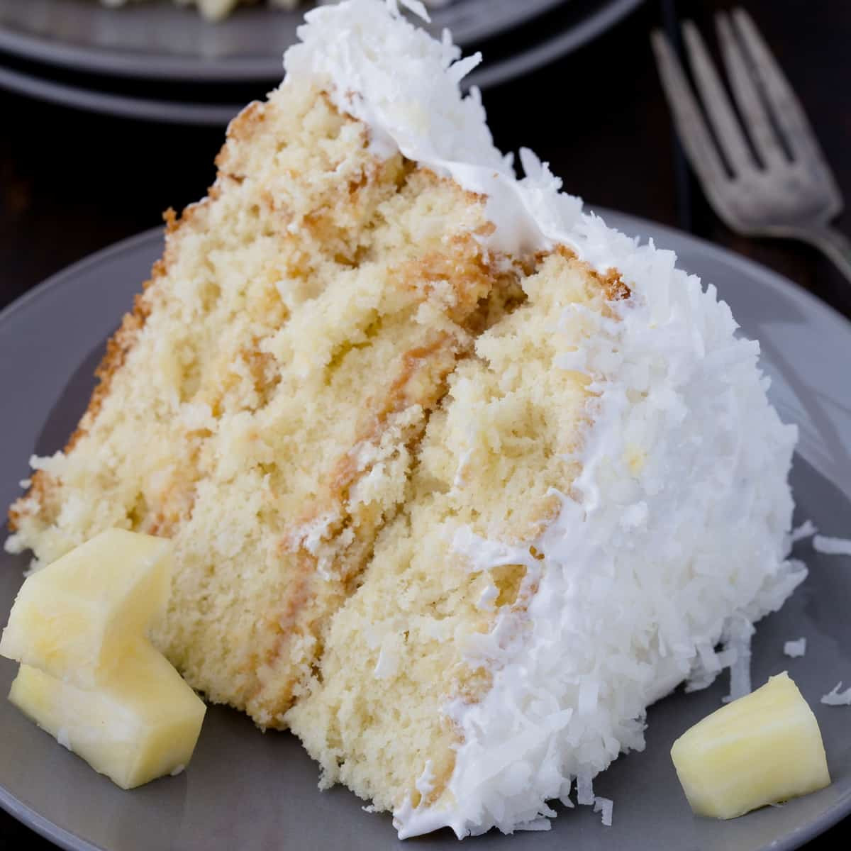Southern Pineapple Coconut Cake
 Pineapple Coconut Cake