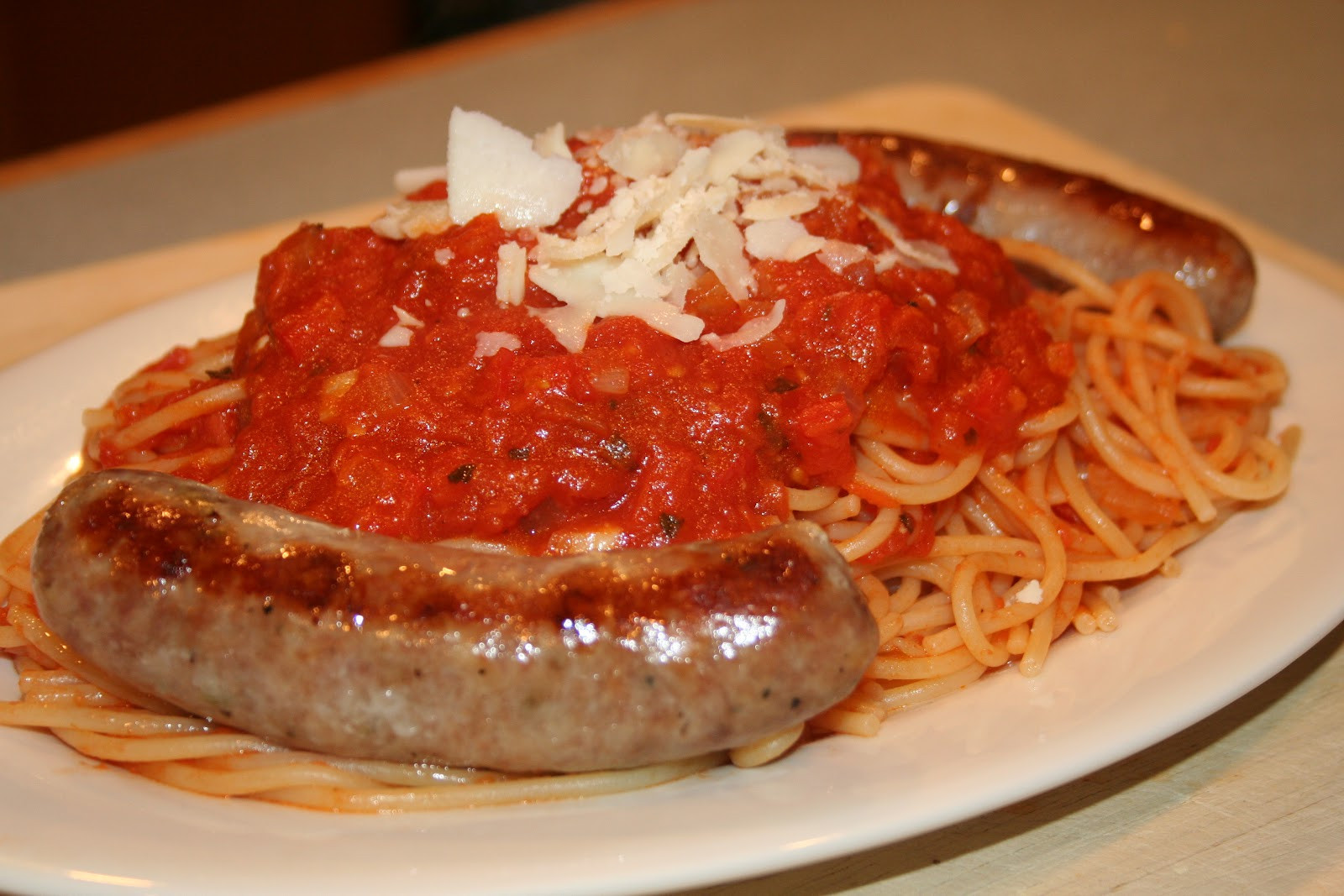 Spaghetti With Italian Sausage
 COOK WITH SUSAN Easy Italian Tomato Sauce