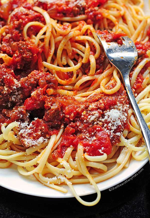 Spaghetti With Italian Sausage
 Spaghetti Sauce Recipe